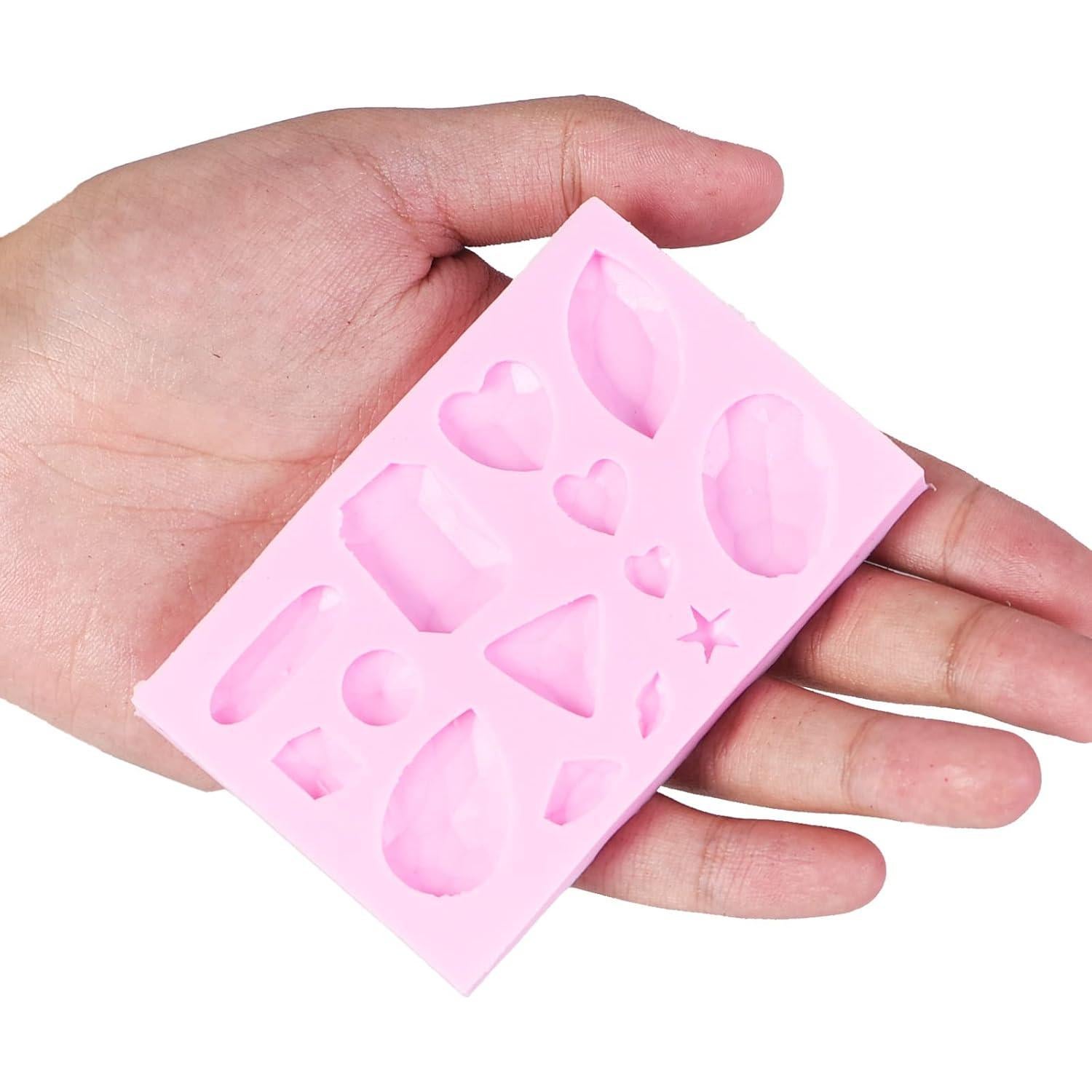 Moldes de Fondant de Silicona Muyulin - 5 Piezas para Pasteles