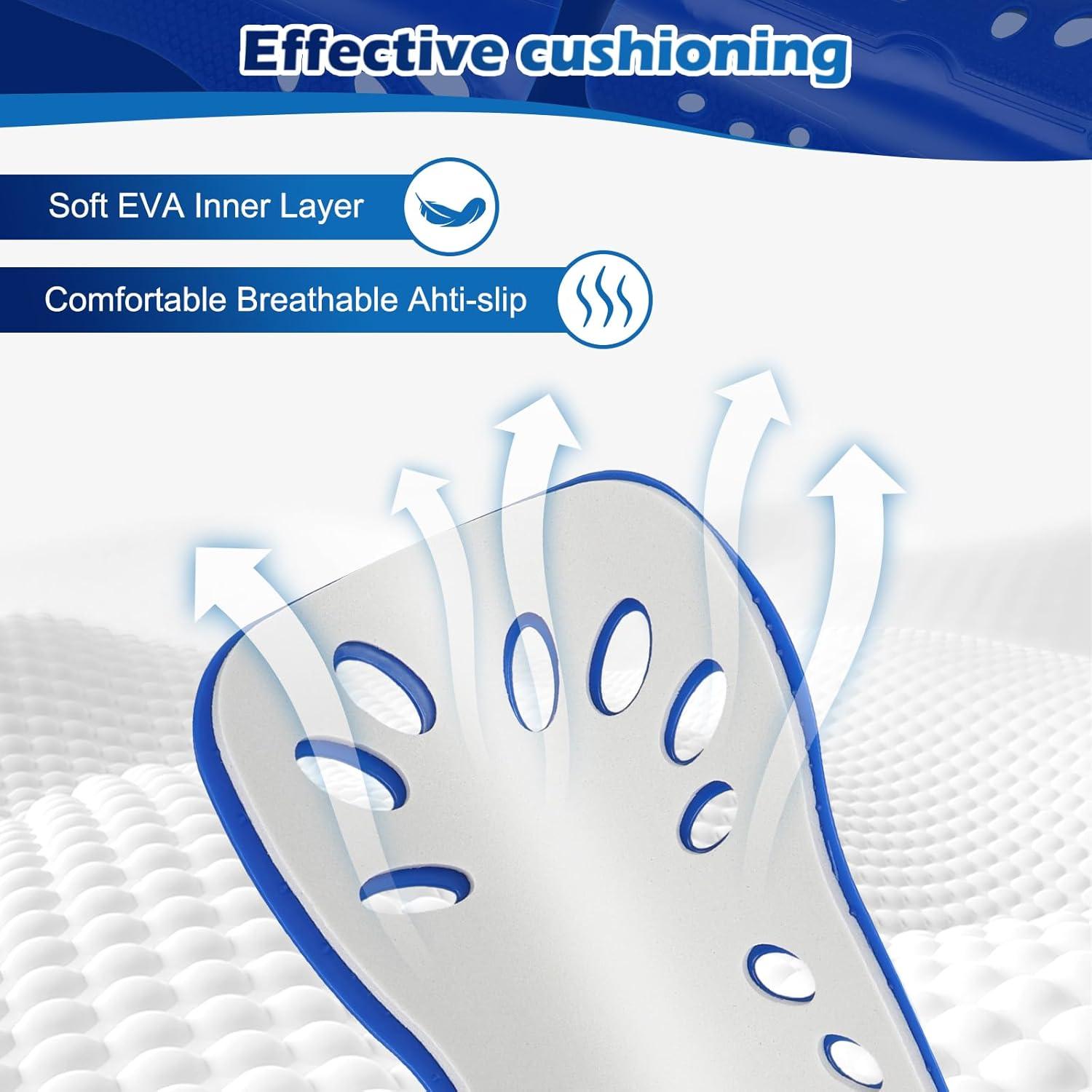 Protectores de Espinillas de Fútbol NADUSEP, 2 Pares, Transpirables