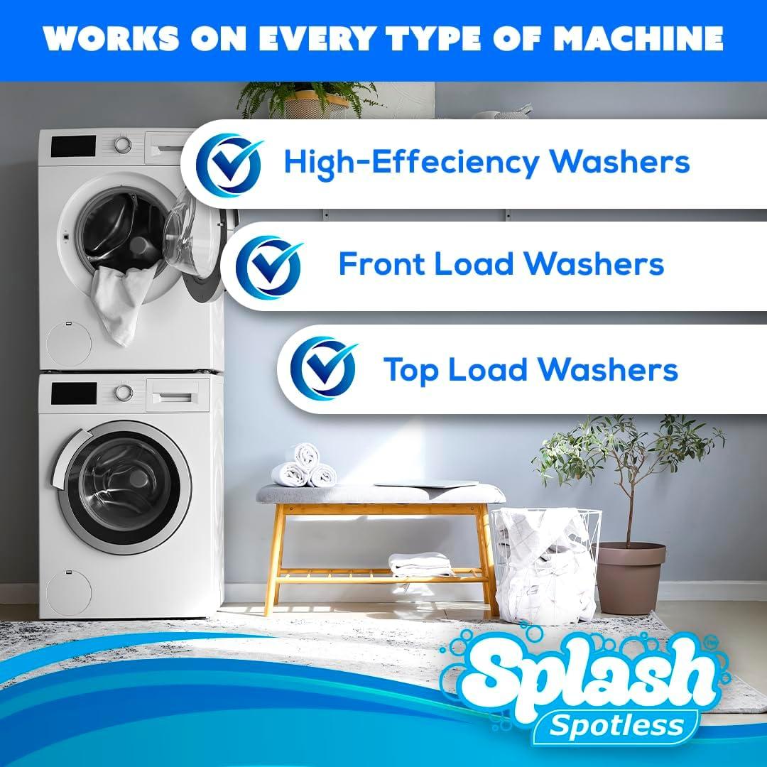 Limpiador de Lavadora Splash Spotless 6 Tabletas HE