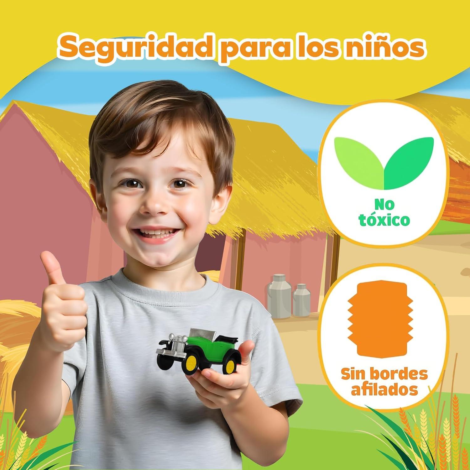 Set de Figuritas de La Granja de Zenon - 12 Piezas + Lata Dorada