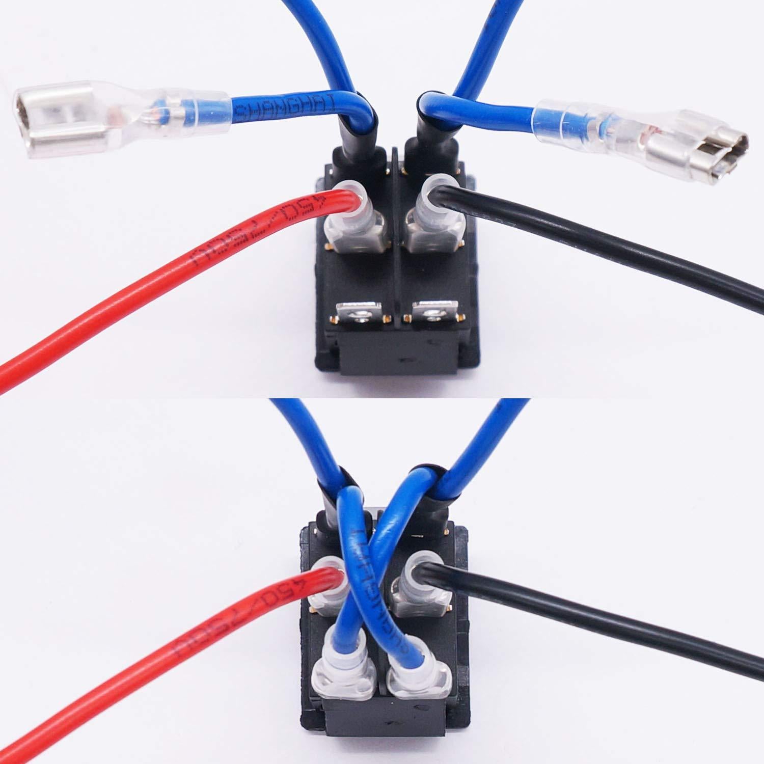 Interruptor de Palanca Weideer 20A 12V DC DPDT 6 Pines ON-Off-ON