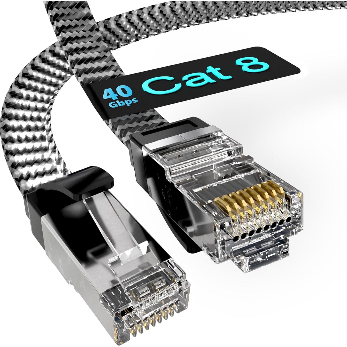 Cable Ethernet Cat8 E-filliate 0.46m Alta Velocidad 40Gbps