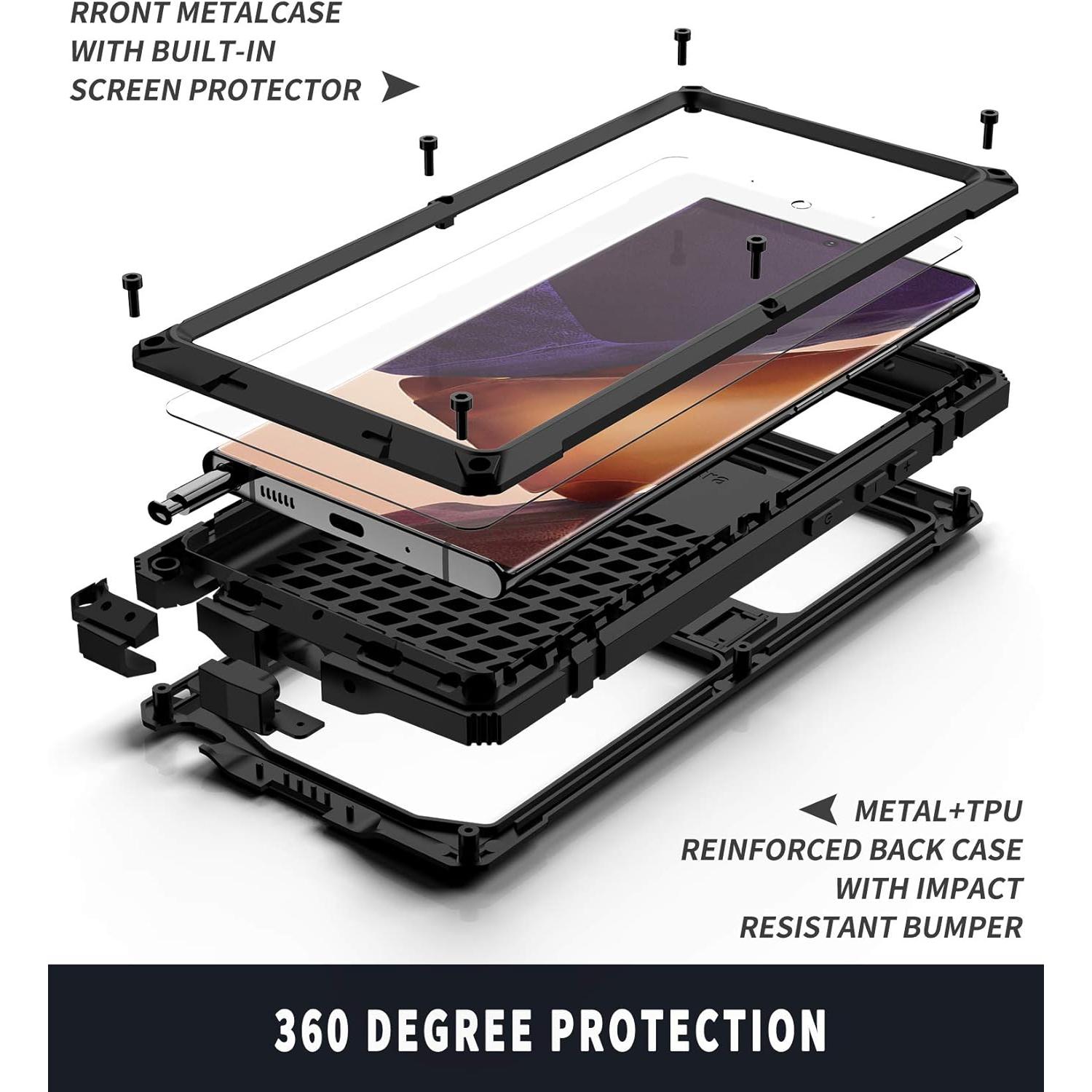 Funda Protectora Samsung Galaxy Note 20 ChenXi Bumper Negra