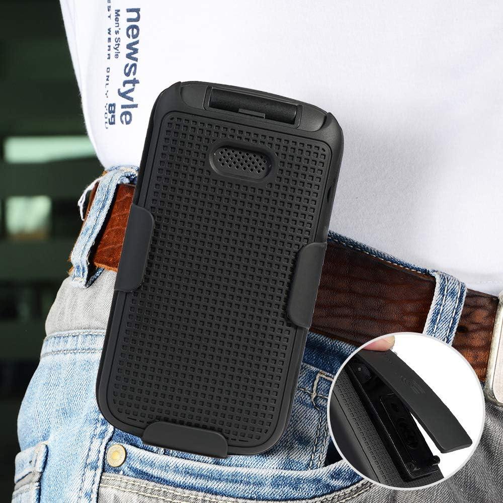 Funda con Clip para Alcatel Smartflip Nakedcellphone Negro