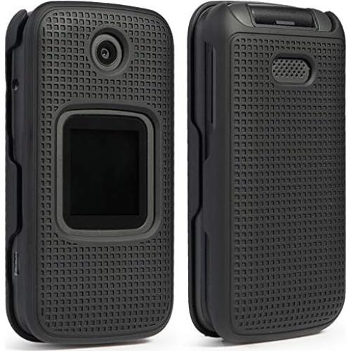 Funda con Clip para Alcatel Smartflip Nakedcellphone Negro