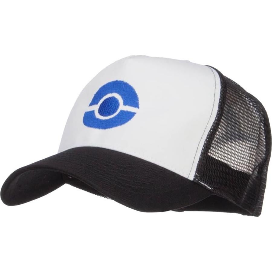 Gorra de Malla Bordada Ash Ketchum Unisex Talla Única