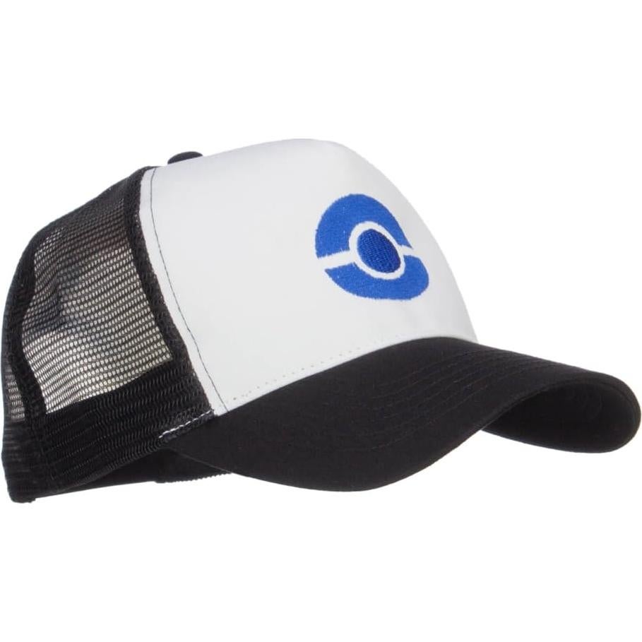 Gorra de Malla Bordada Ash Ketchum Unisex Talla Única