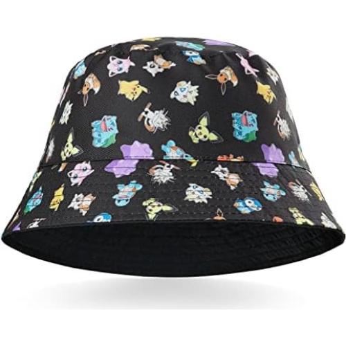 Gorra y Sombrero de Cubo Pokemon Niños Pikachu UV 100%