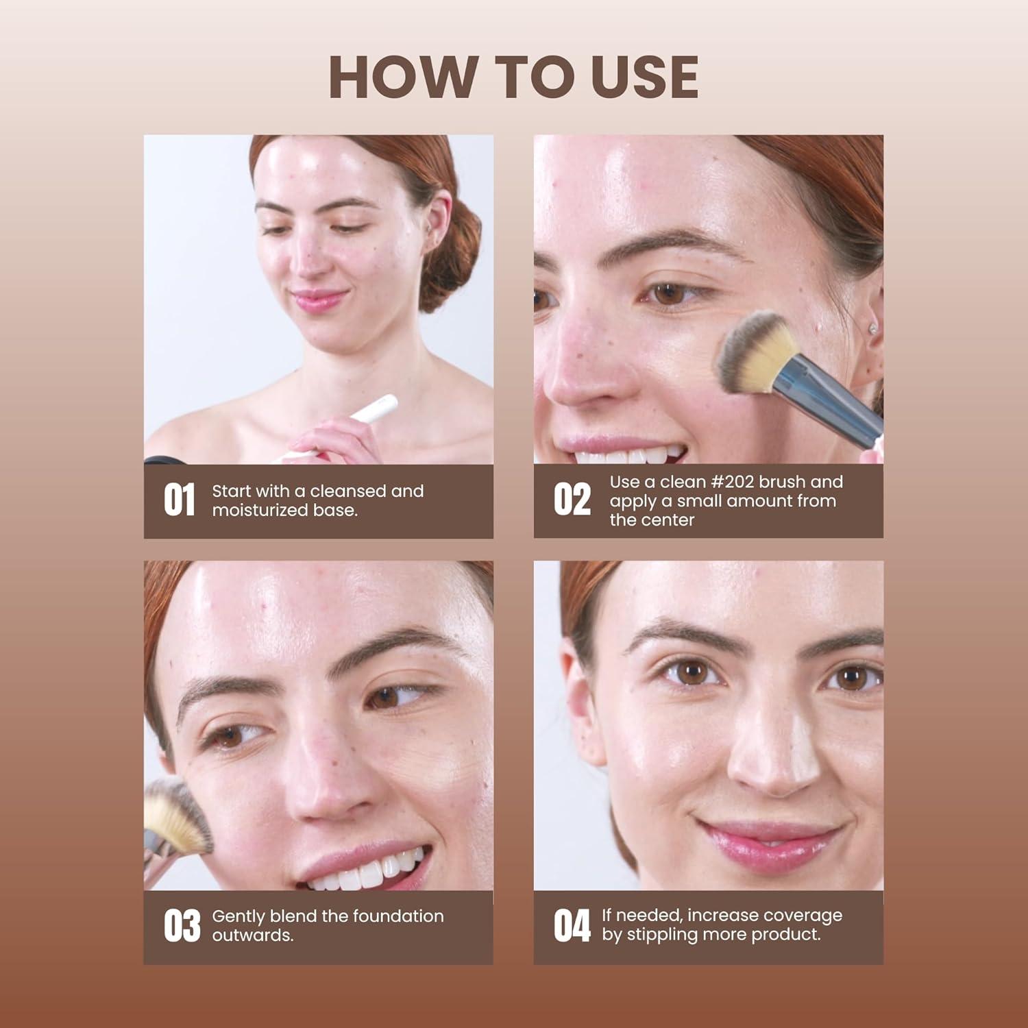 Base de Maquillaje HD POISE 3g Beige Clásico Hidratante