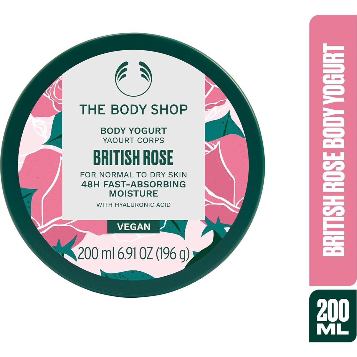 Yogur Corporal The Body Shop Rosa Británica 196 ml Vegano