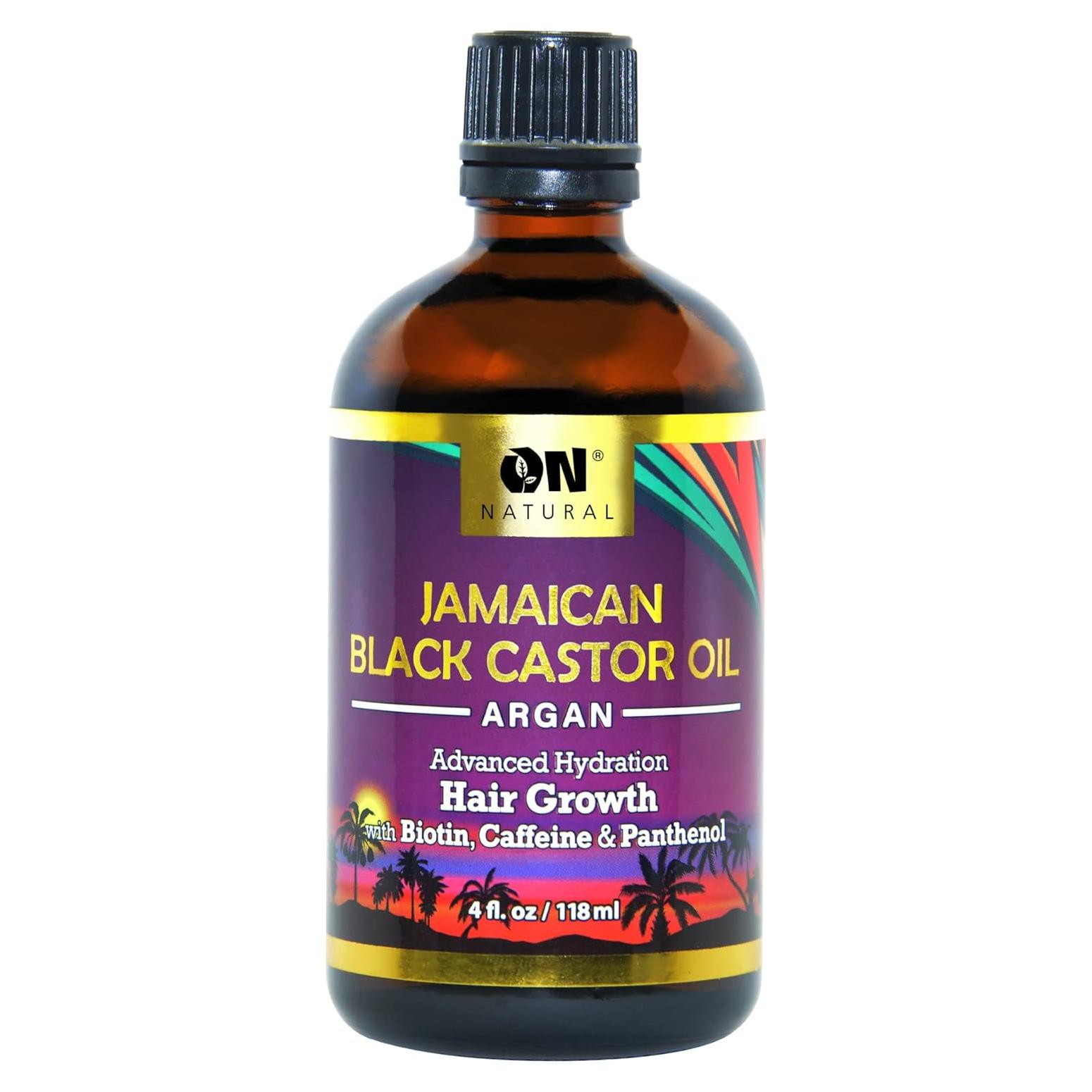 Aceite de Ricino Negro Jamaicano ON NATURAL 113.4 g Argán