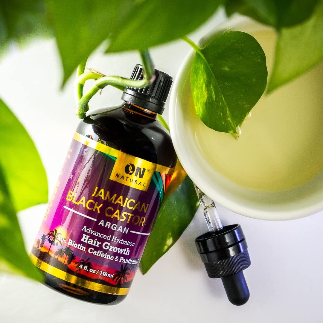 Aceite de Ricino Negro Jamaicano ON NATURAL 113.4 g Argán