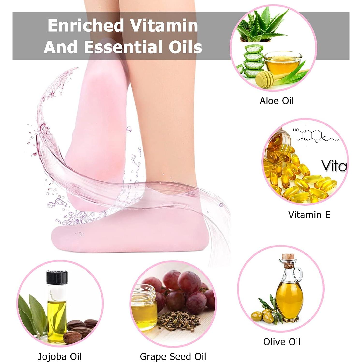 Calcetines Hidratantes de Gel KVMDAZ para Mujeres - 1 Par