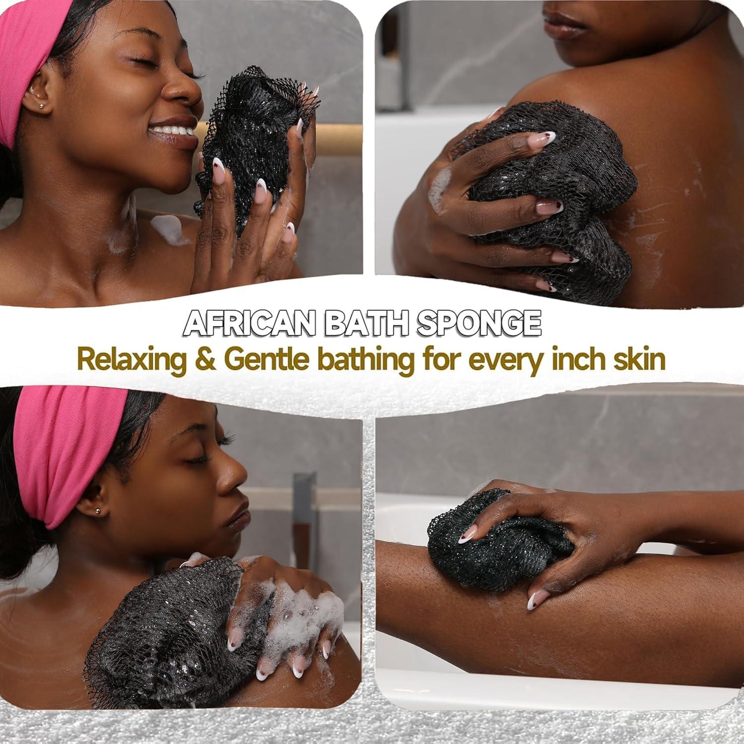 Esponja de Red Africana SubSahara - 2 Piezas Exfoliantes