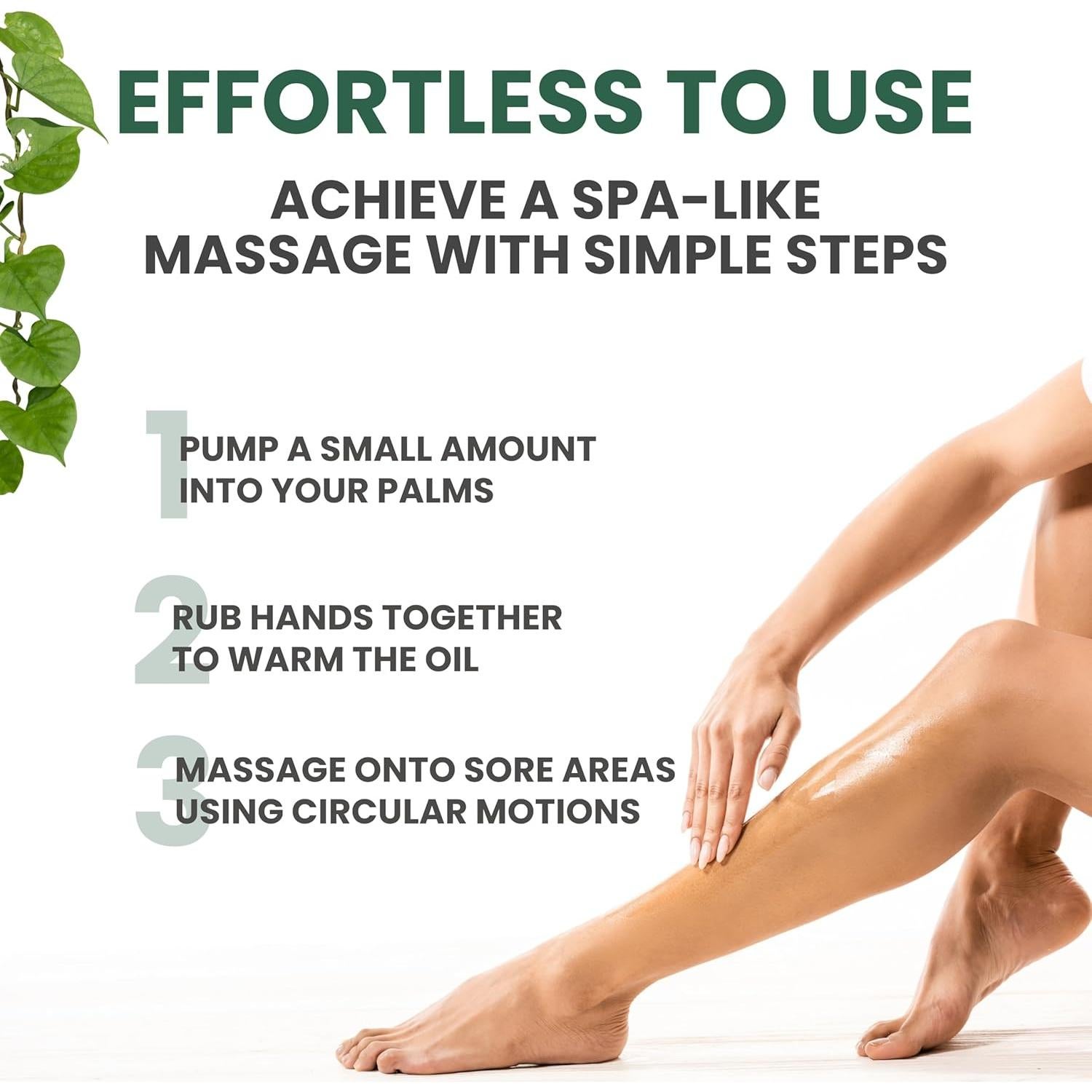 Aceite de Masaje Kesmedik 236ml - Alivio Muscular Árnica Eucalipto