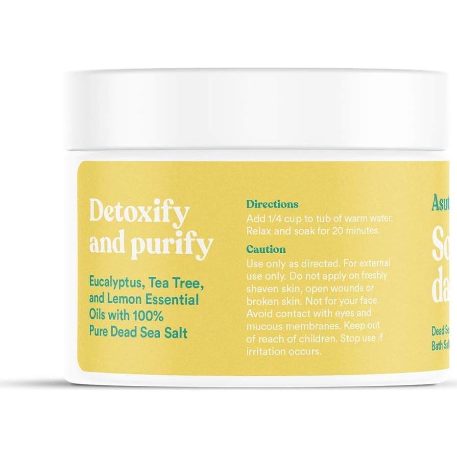 Sales de Baño del Mar Muerto Asutra 453.6 g - Eucalipto y Naranja