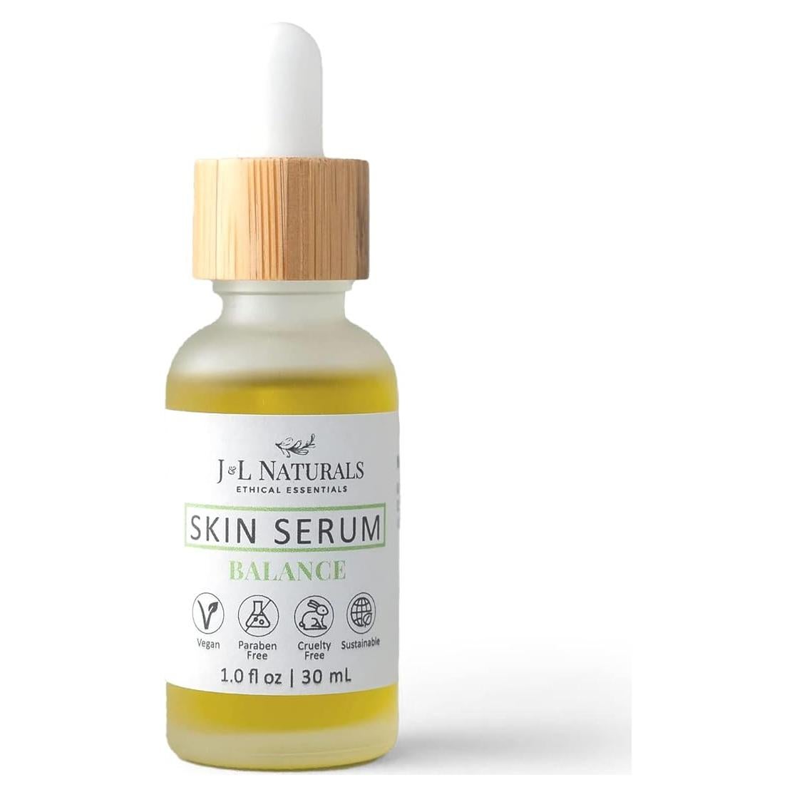 Aceite Facial J&L Naturals 29.57 ml para Piel Grasa y Mixta