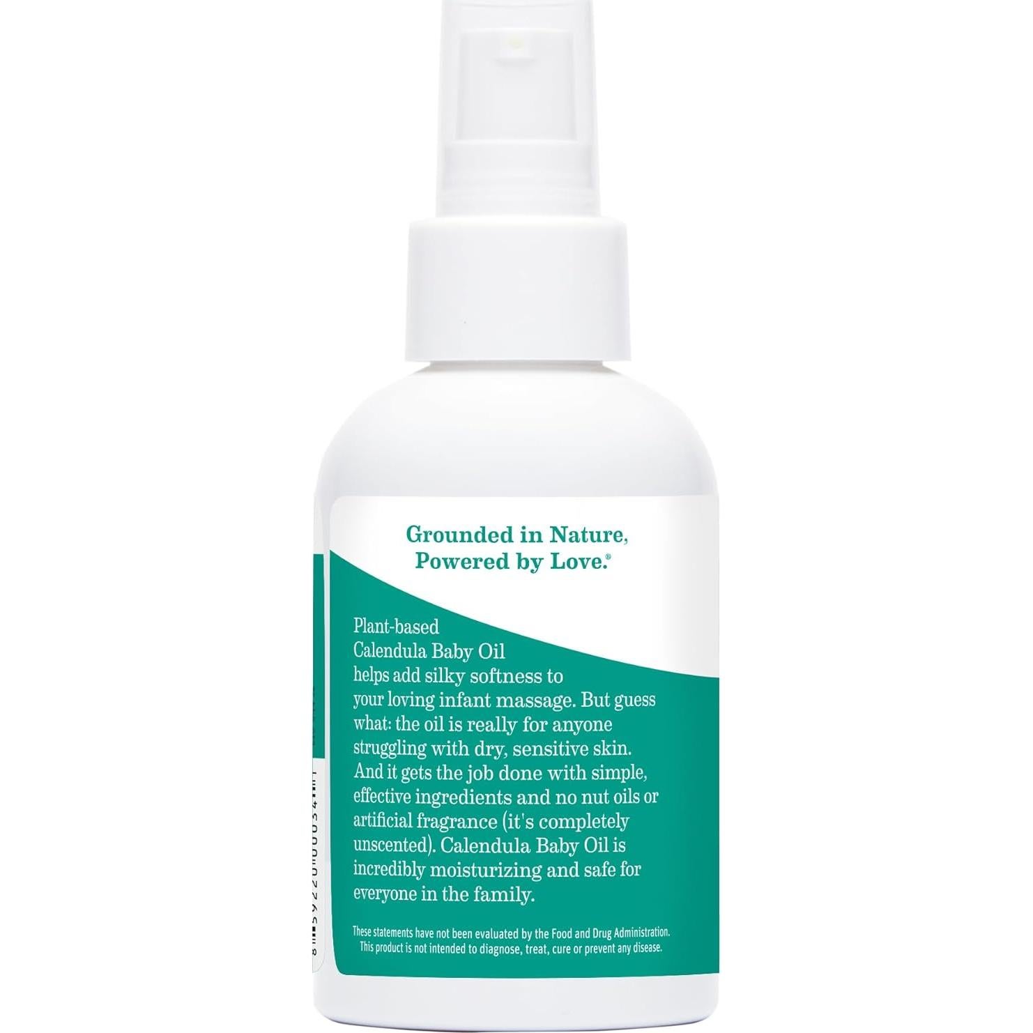 Aceite para Bebés Calendula Earth Mama 118 ml Hidratante