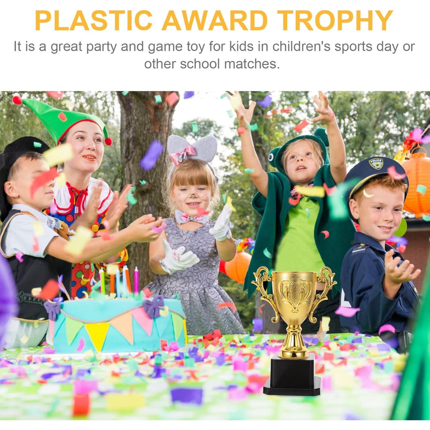 Trofeo Dorado IMIKEYA de Plástico 14.3cm para Niños