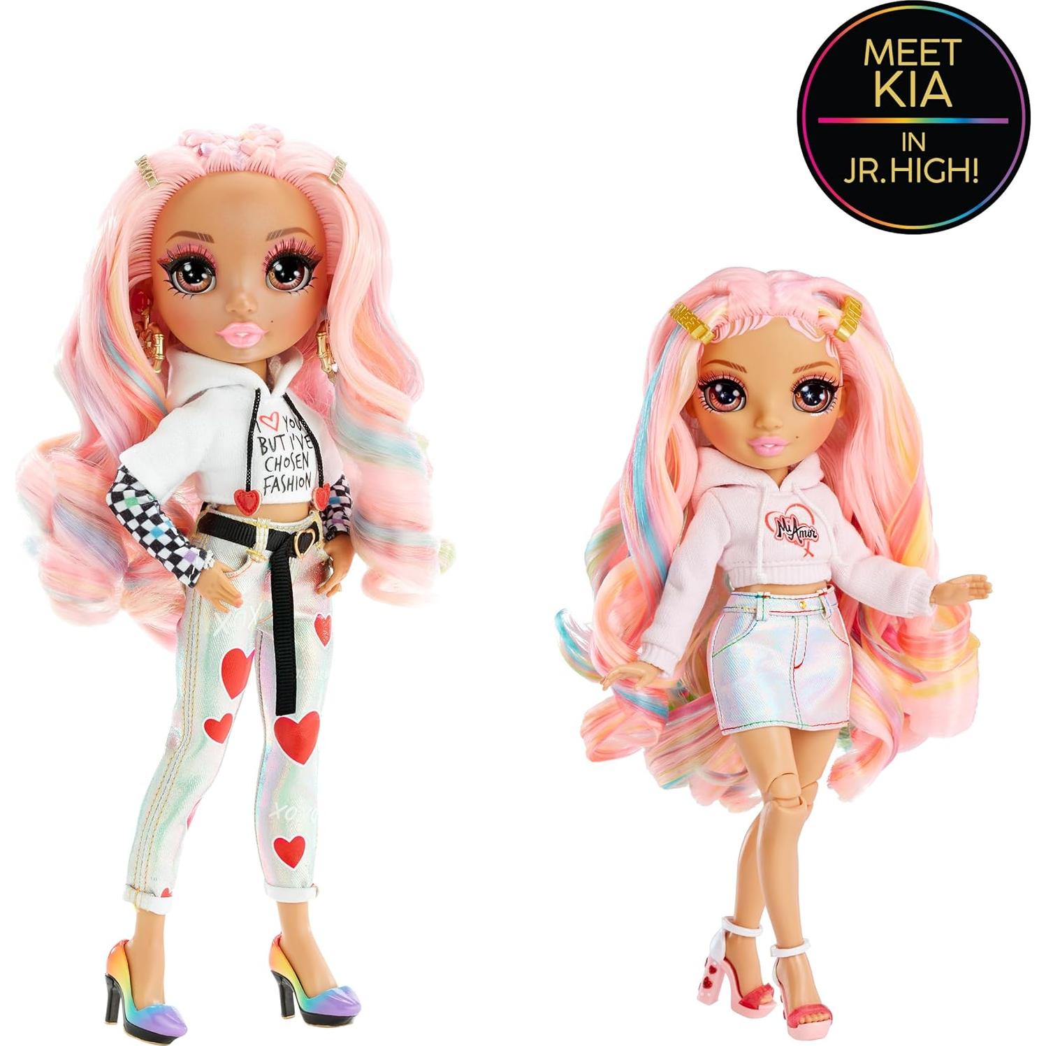 Muñeca Rainbow High Kia Hart 22.86 cm Rosa con Accesorios