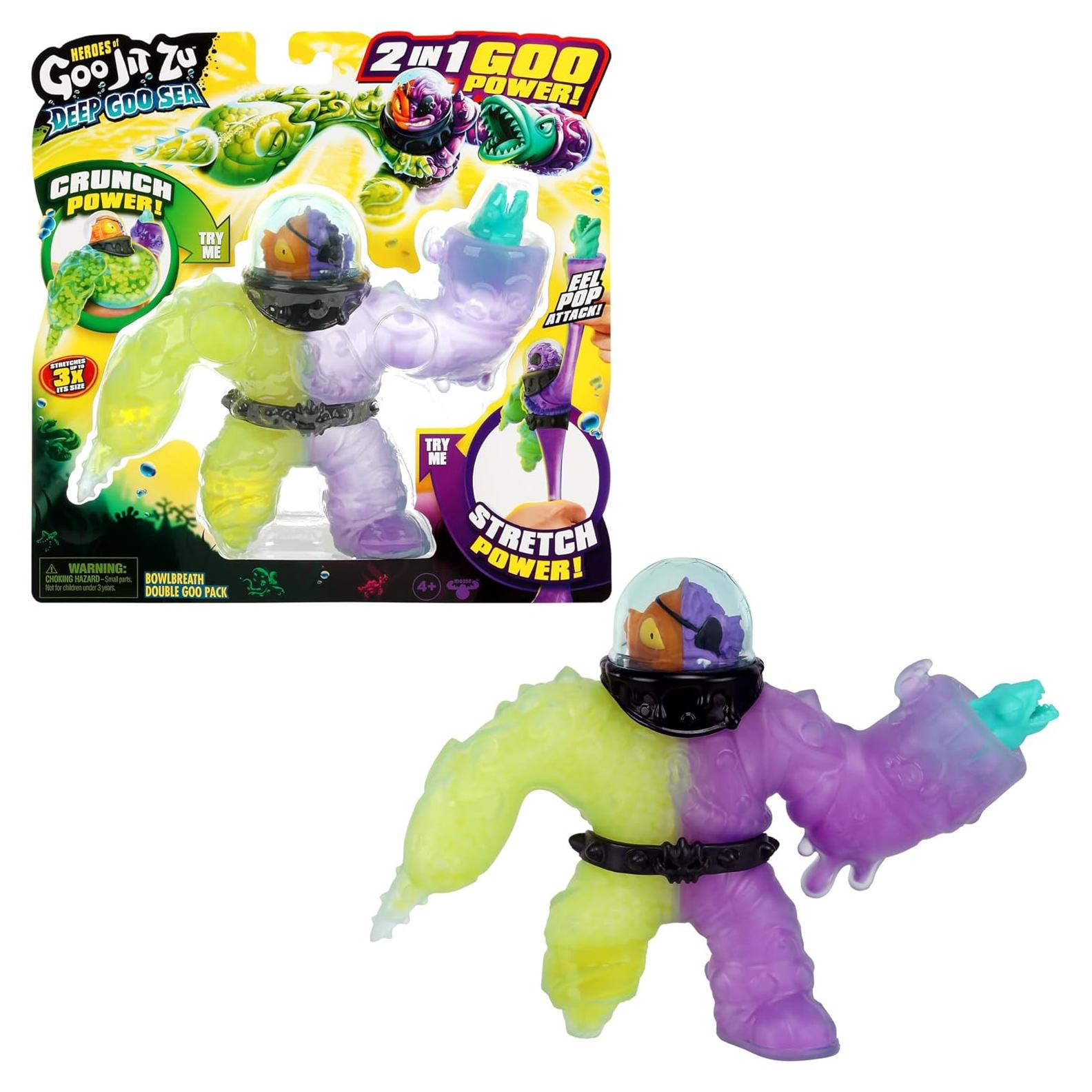 Héroes de Goo Jit Zu Bowlbreath Doble Goo 16.5cm 2 en 1