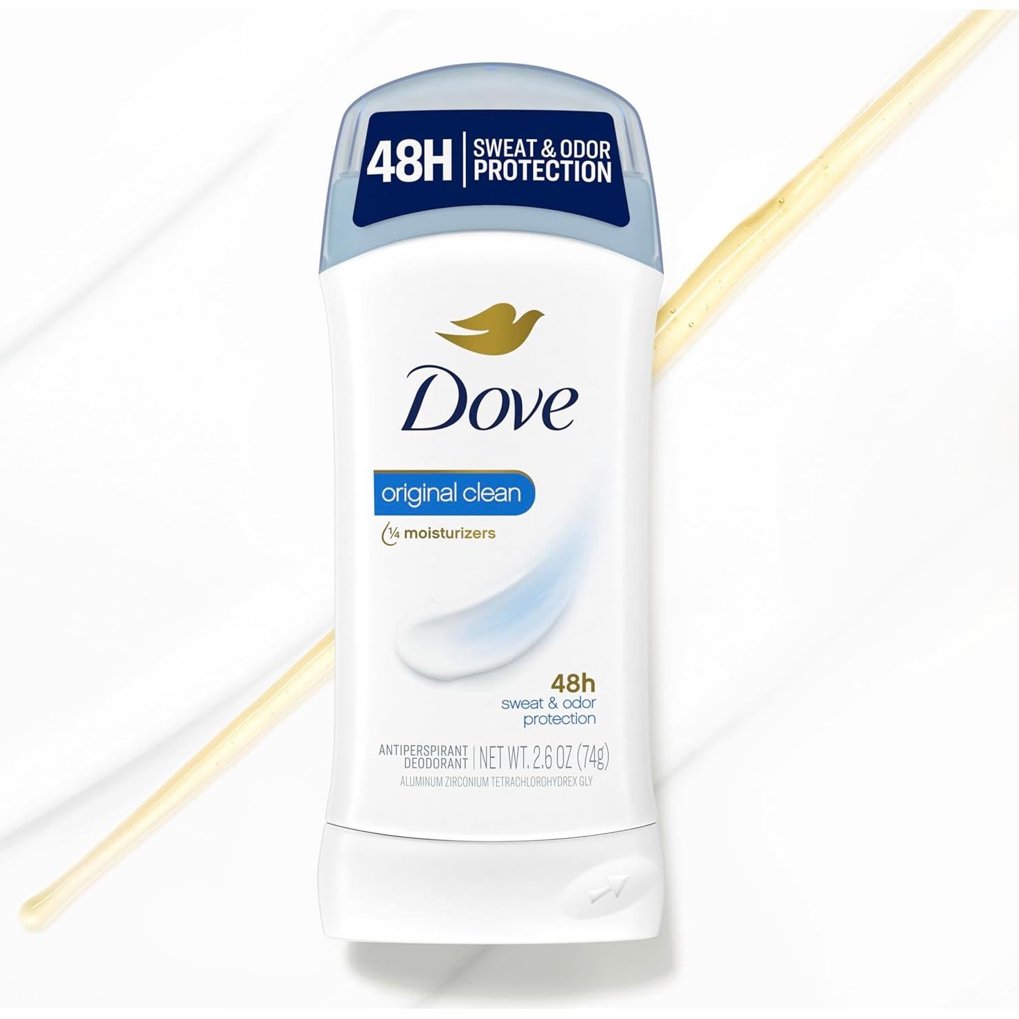 Dove Antitranspirante Desodorante Barra Limpio Original 73.71 g