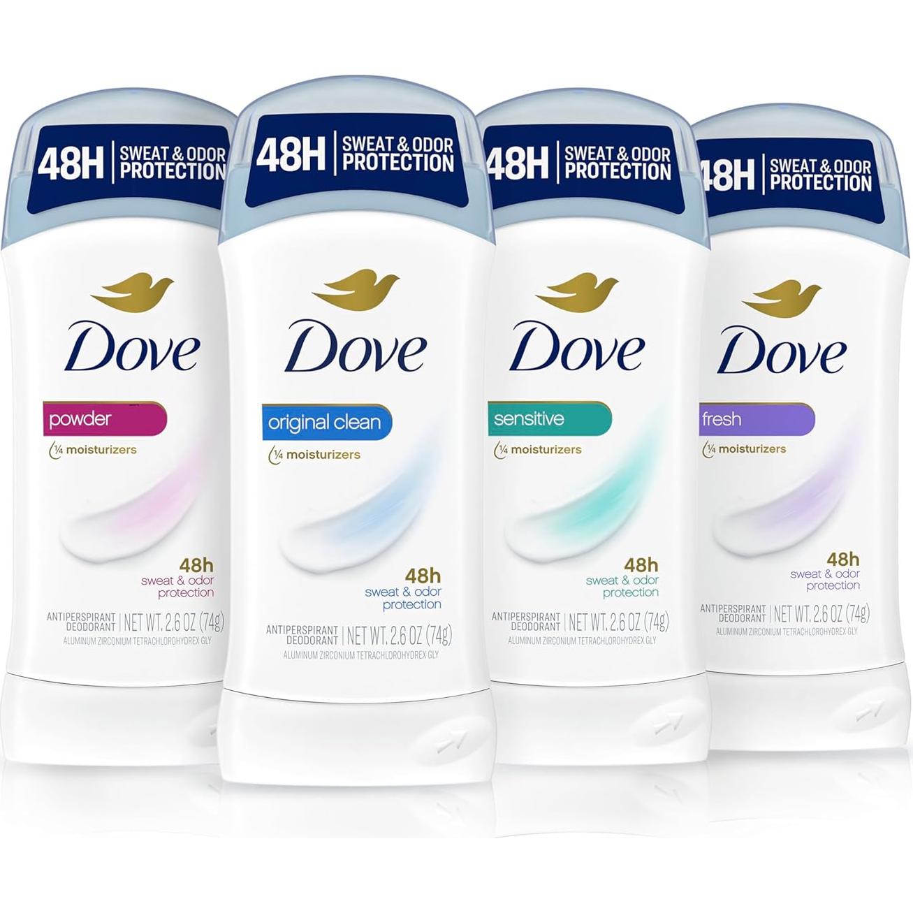 Dove Antitranspirante Desodorante Barra Limpio Original 73.71 g