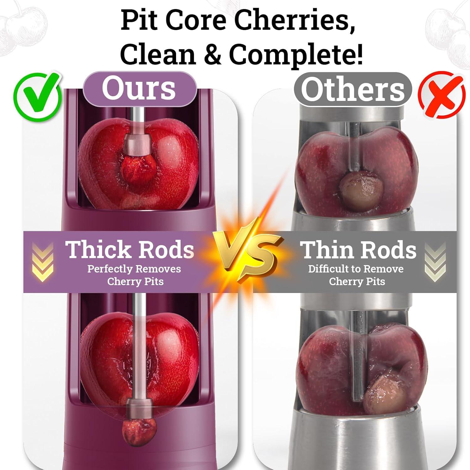 Quitapiedras de Cereza PIUGERU Grande 33mm Acero Inoxidable