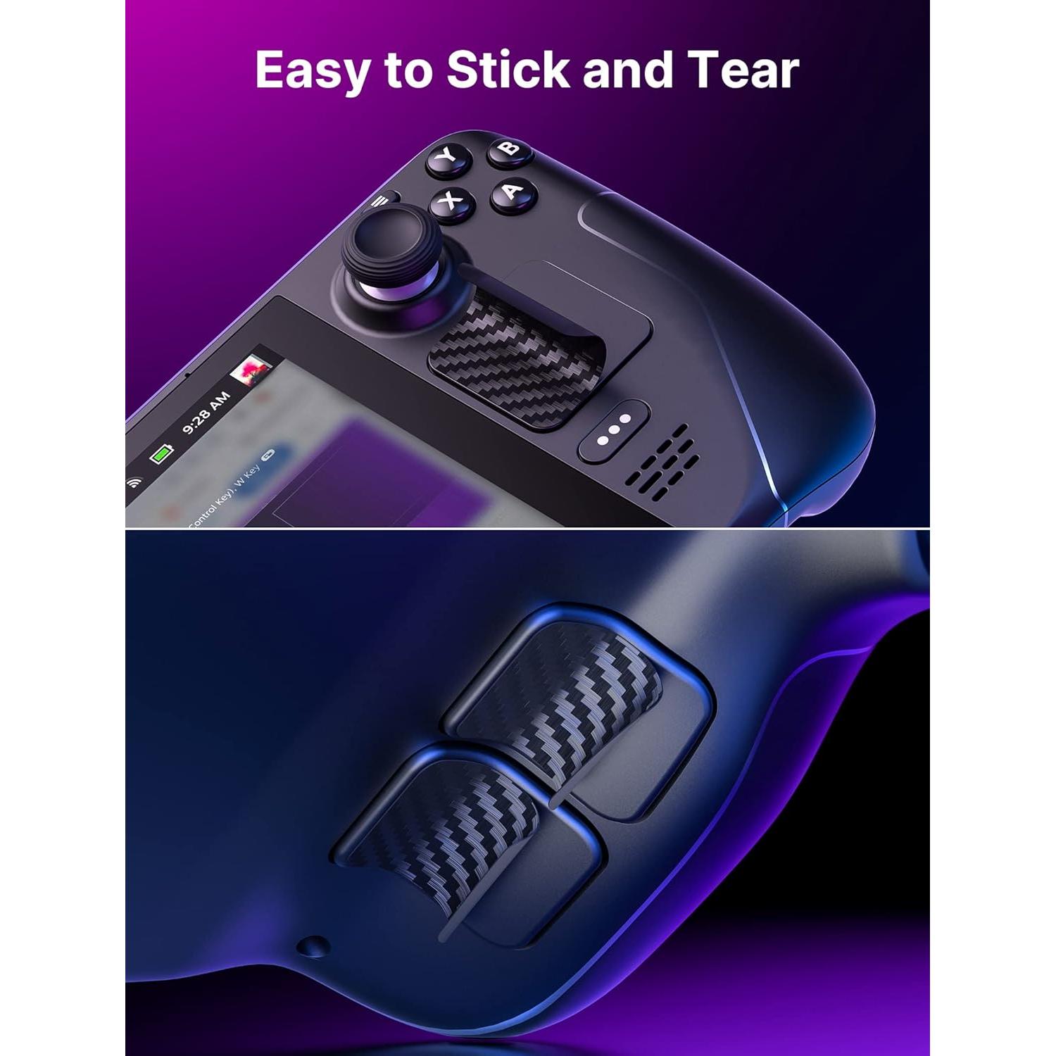 Juego de Calcomanías JSAUX para Steam Deck - Antideslizantes