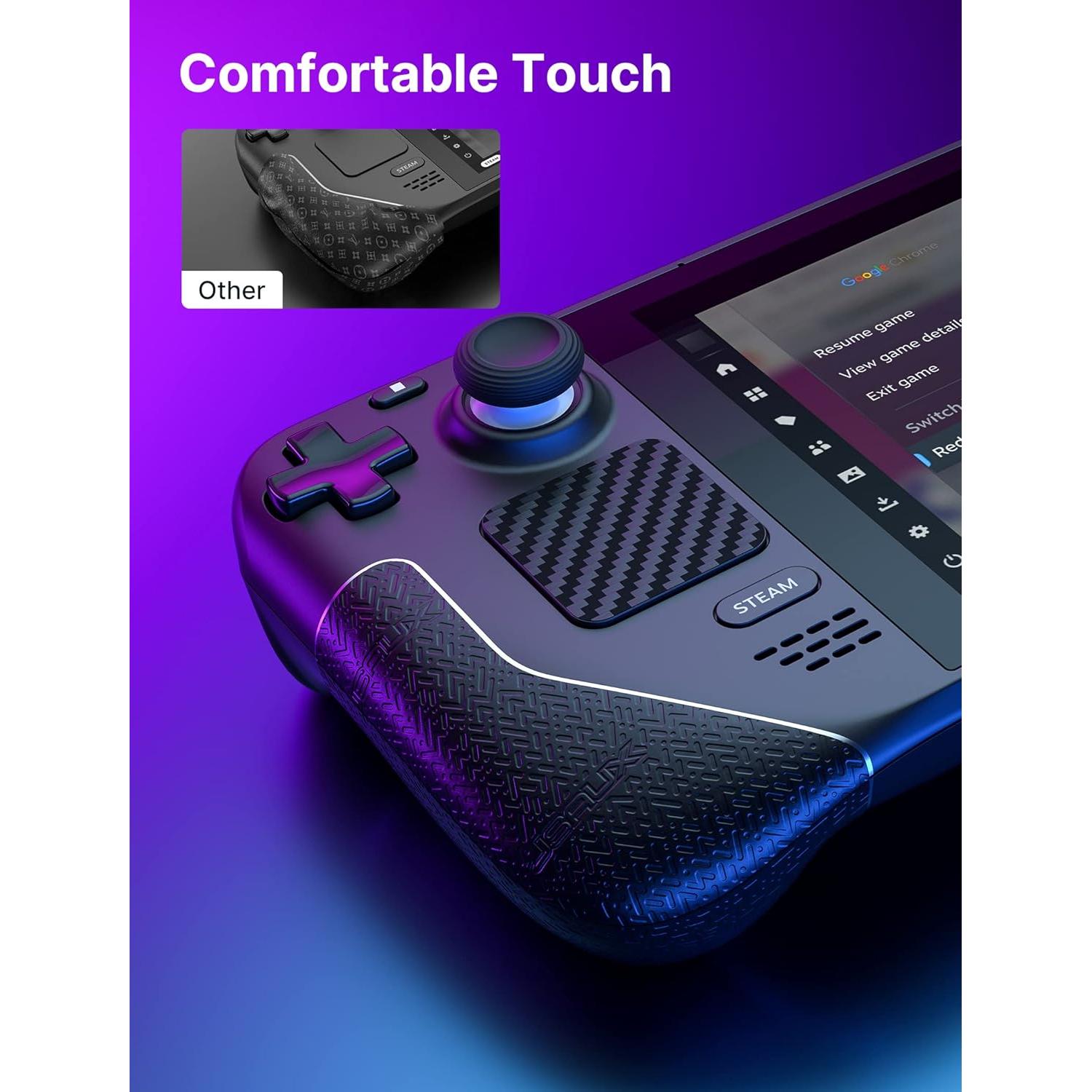 Juego de Calcomanías JSAUX para Steam Deck - Antideslizantes