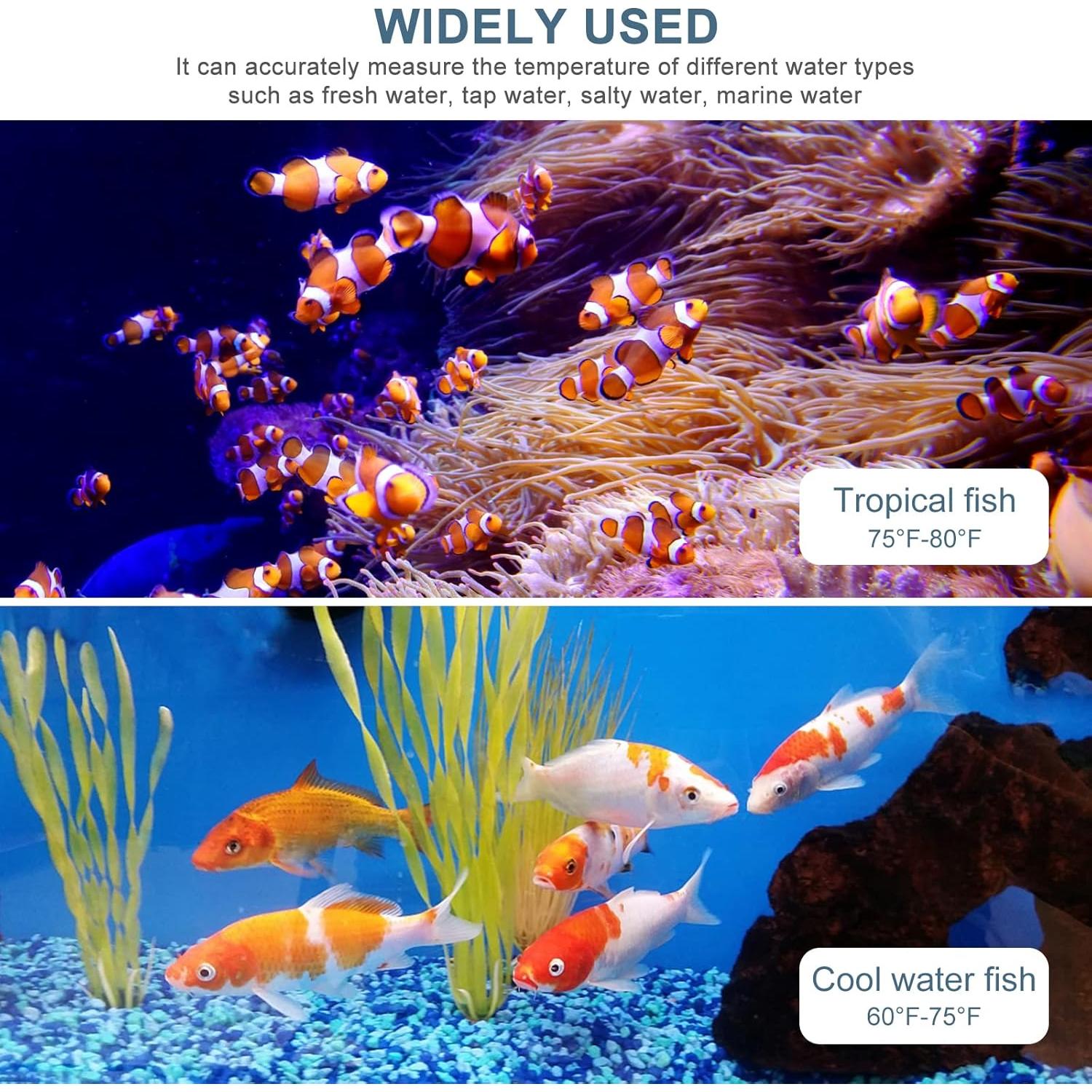 Termómetro Digital para Acuario Ankilo - Paquete de 2, Pantalla LED HD