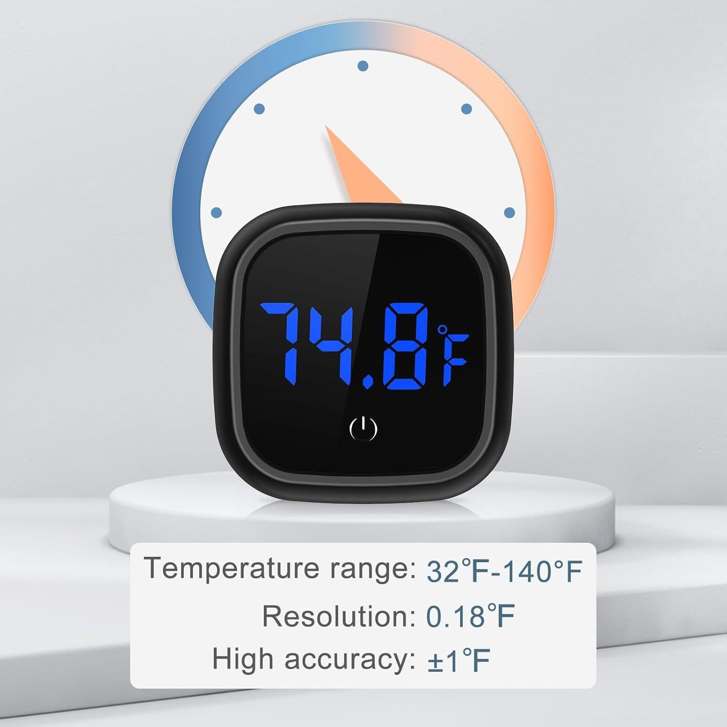 Termómetro Digital para Acuario Ankilo - Paquete de 2, Pantalla LED HD