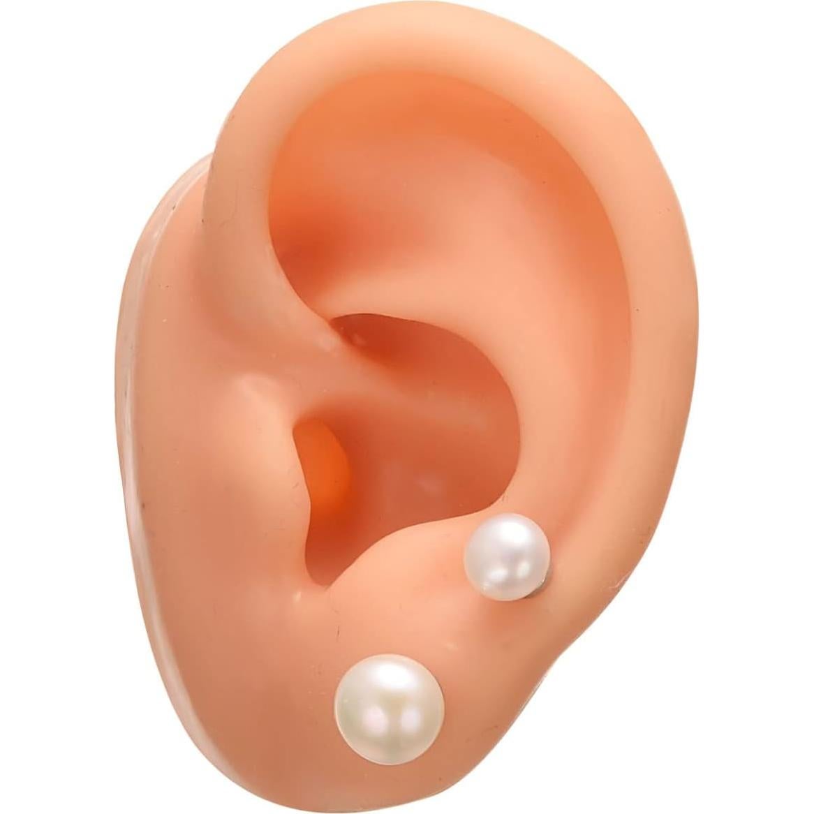 Pendientes Magnéticos de Perlas Airokiy 6mm para Mujeres