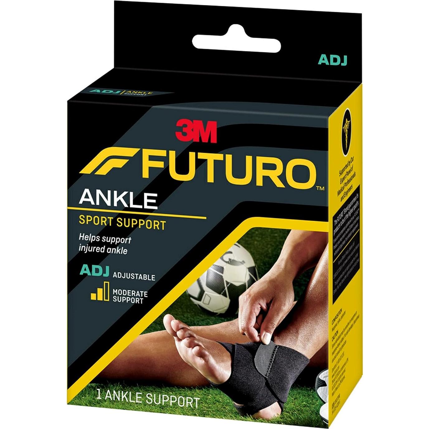 Soporte de Tobillo FUTURO Sport Ajustable Neopreno 17.78-27.94 cm