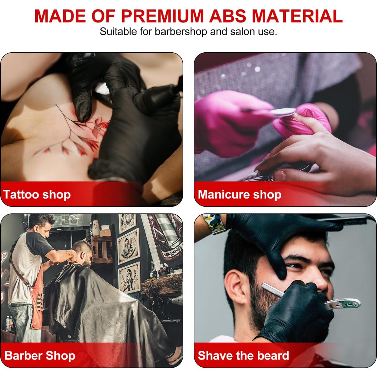 Contenedor de Desechos de Agujas Hemoton 5Pcs Rojo 15.4x9.5cm