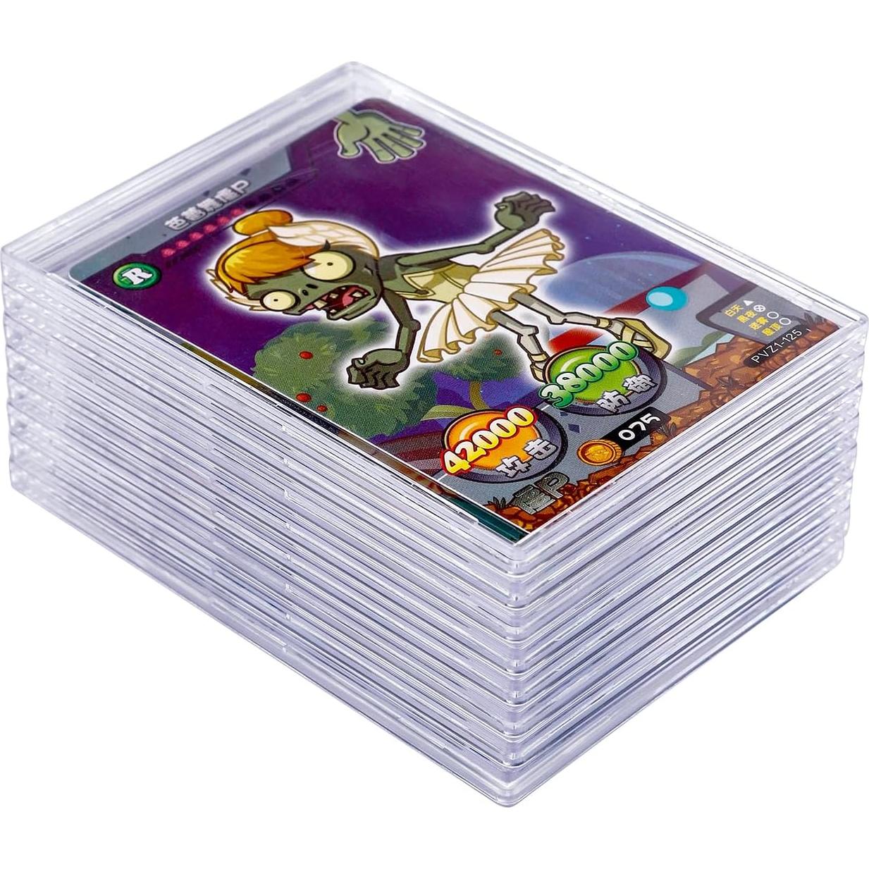 Fundas para Tarjetas Coleccionables Tpoael 10 Piezas Acrílico