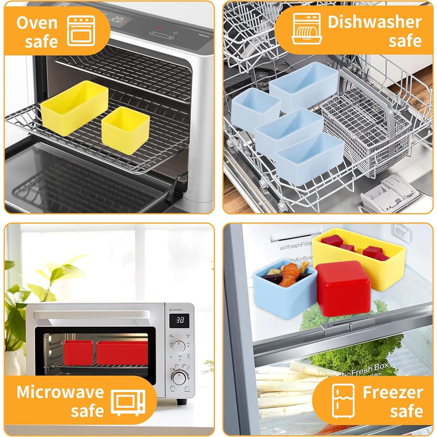 Divisores de Caja Bento de Silicona LTGUIJIAO 9 Compartimentos