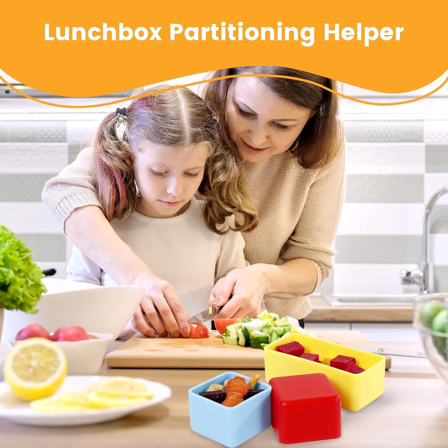 Divisores de Caja Bento de Silicona LTGUIJIAO 9 Compartimentos