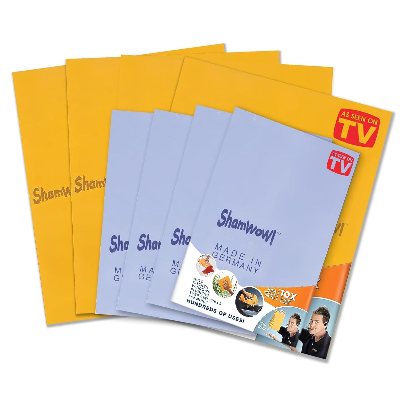 Toallas ShamWow Original Super Absorbentes - Paquete de 8