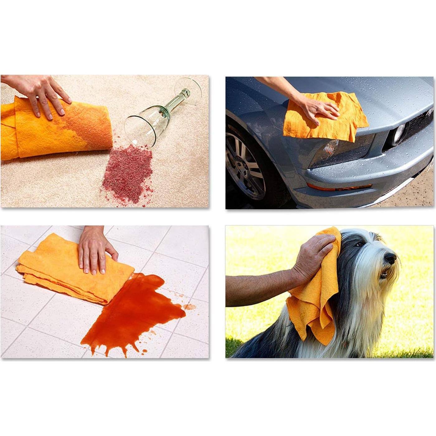 Toallas ShamWow Original Super Absorbentes - Paquete de 8