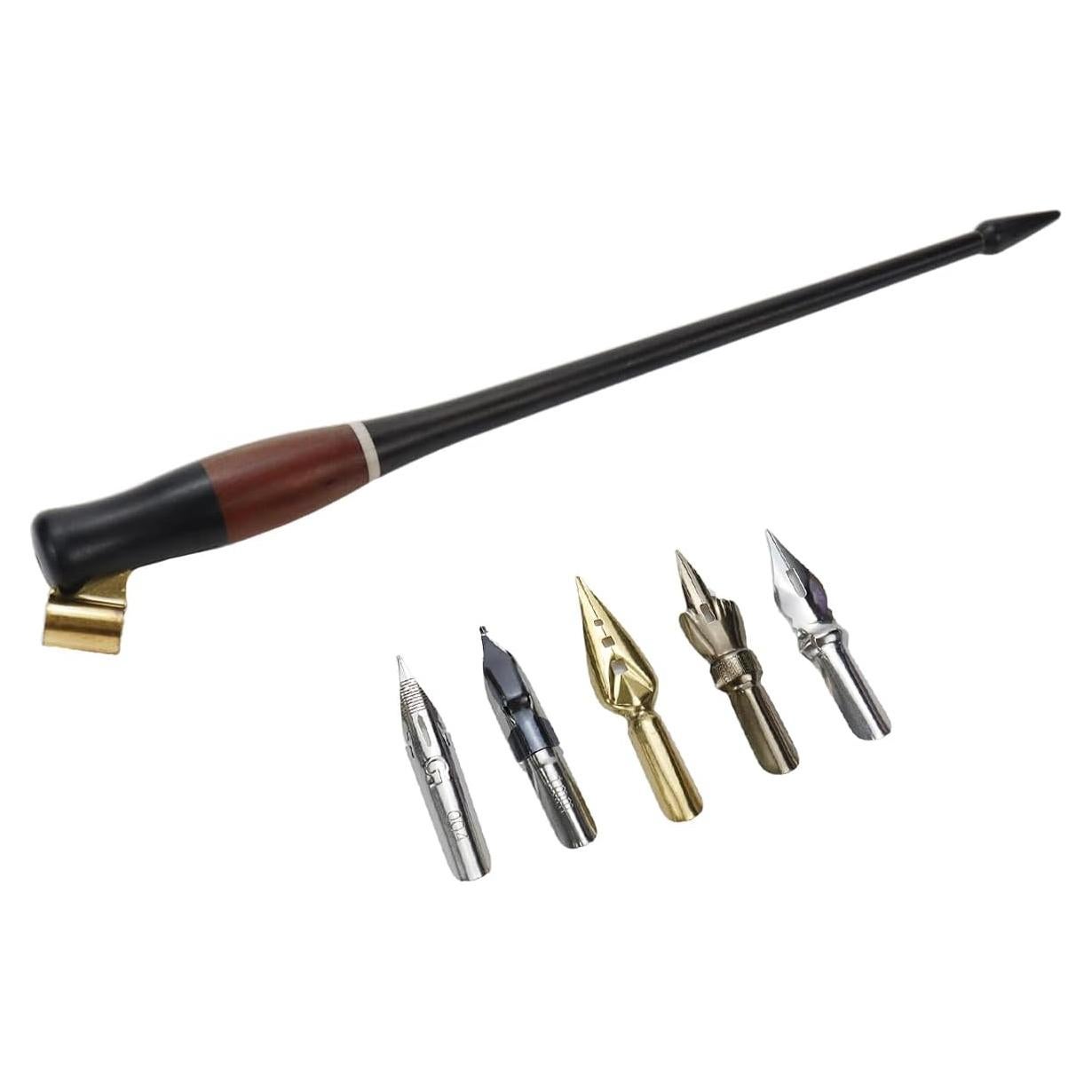 Juego de Pluma de Caligrafía Meprotal con 5 Puntas Reemplazables