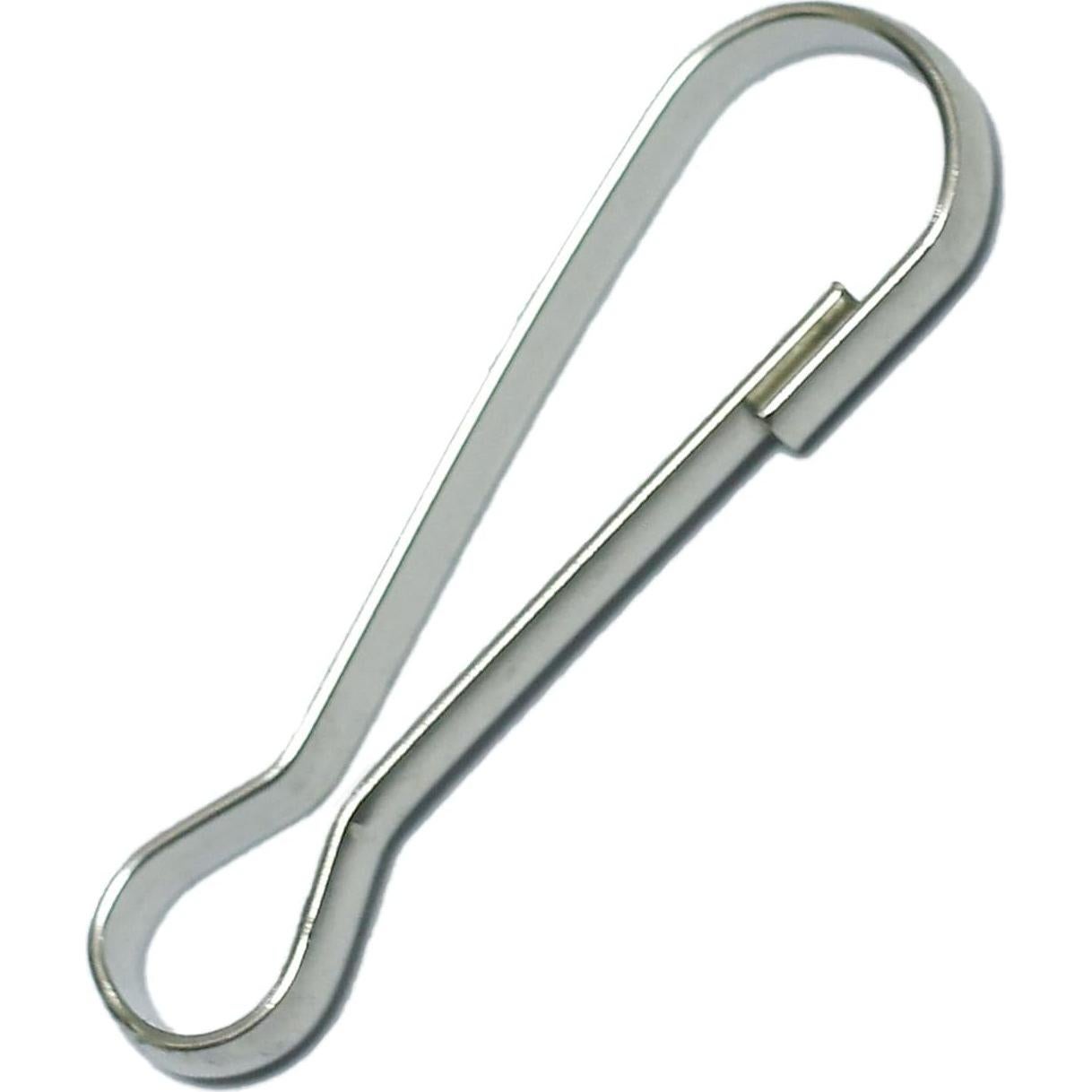 200 Ganchos de Resorte Metal Inoxidable 25mm INNETOC