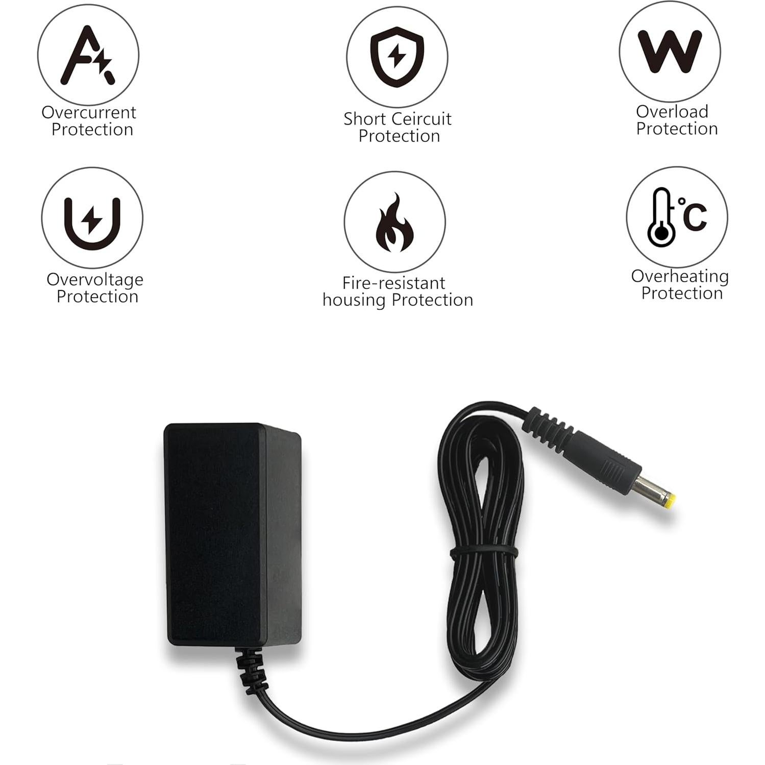 Adaptador de corriente 15W Dgsroom para Echo y Fire TV