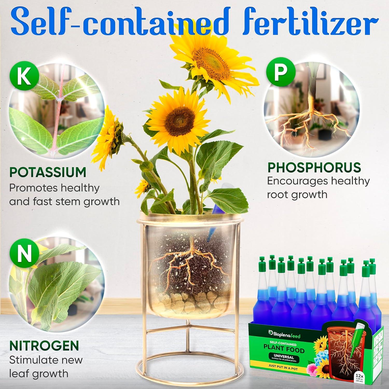 Fertilizante Líquido Universal BioplenaFeed 12 Picos Nutrientes