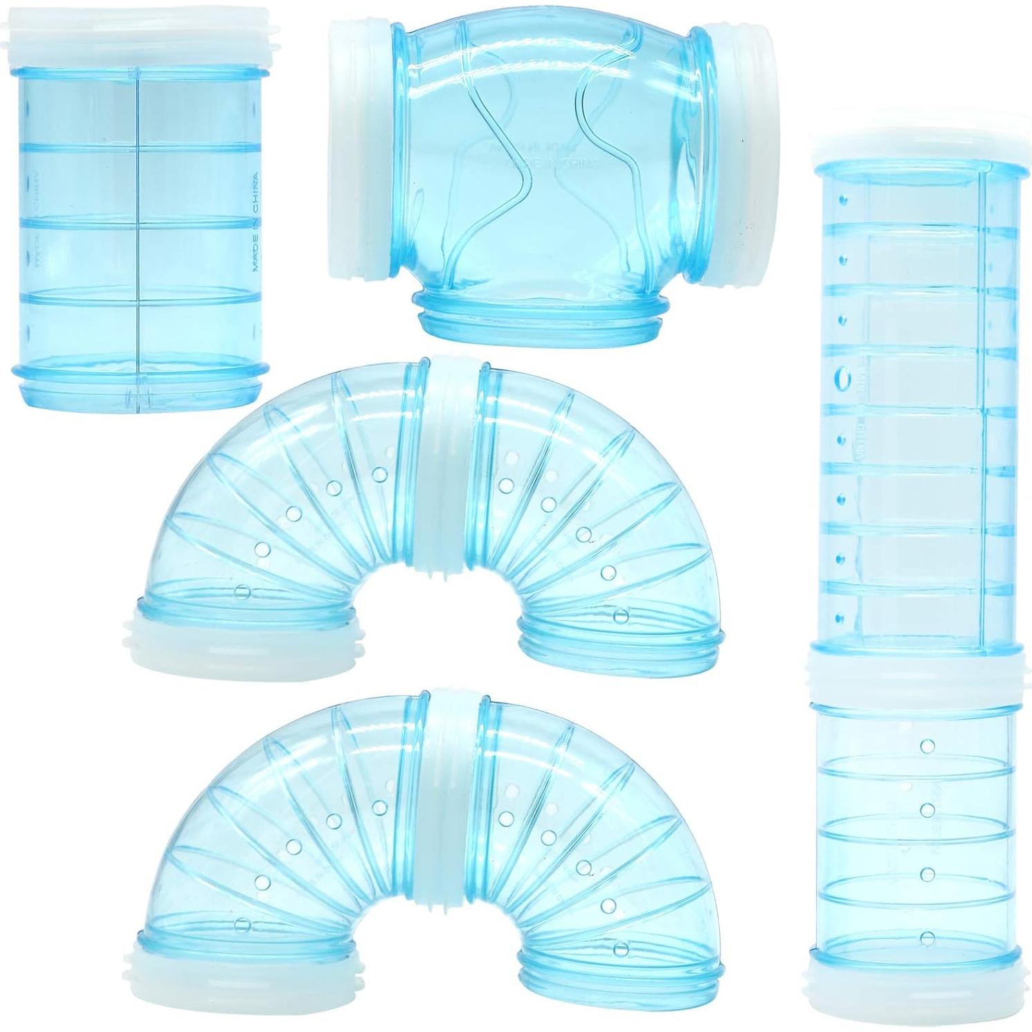 Juego de Tubos para Hámster Together-life 8 Piezas Conectables