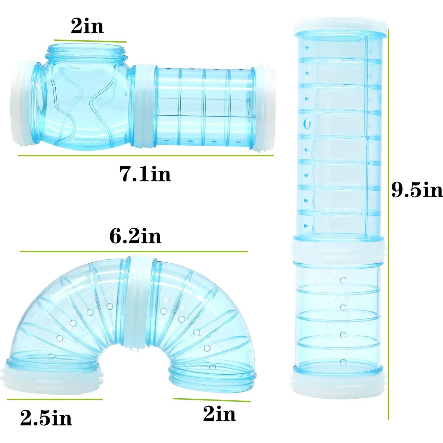 Juego de Tubos para Hámster Together-life 8 Piezas Conectables