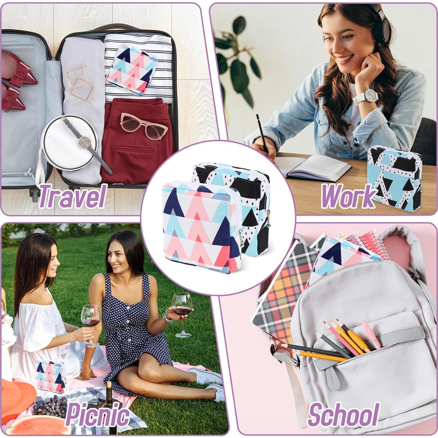 2 Bolsas de Almacenamiento para Toallas Sanitarias KALIONE