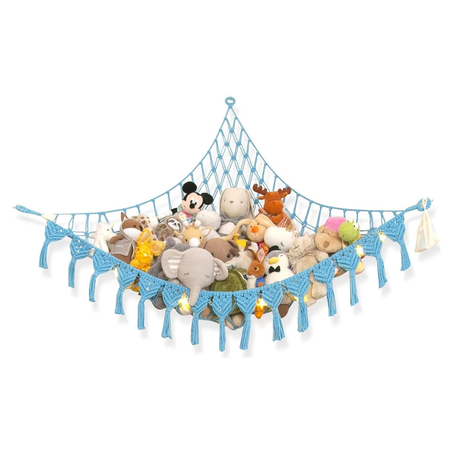 Hamaca de Almacenamiento de Peluches Abby Baby Azul 11.34kg