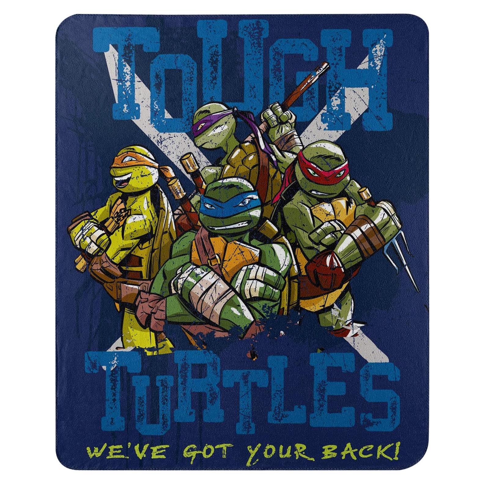 Manta de Forro de Franela Nickelodeon Tortugas Ninja 127x152 cm