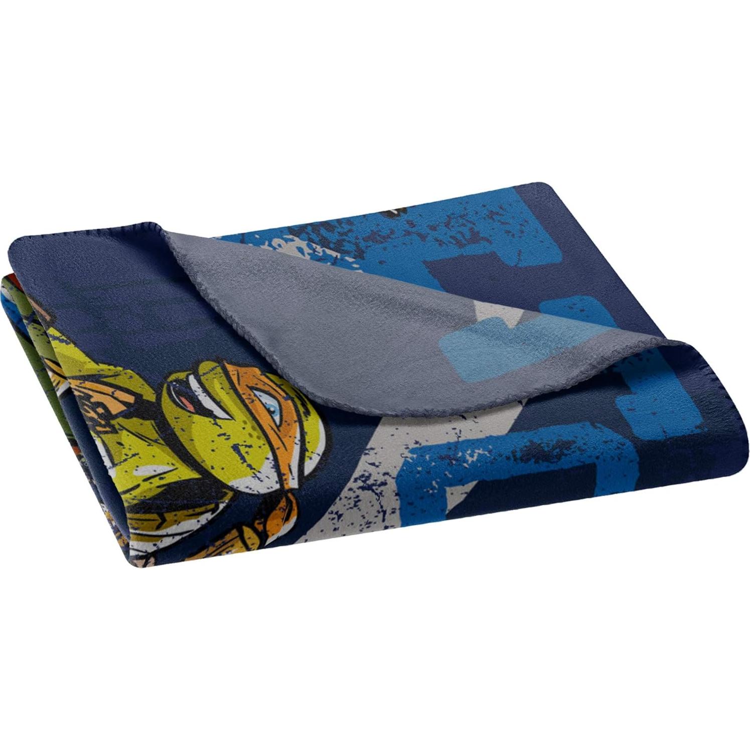 Manta de Forro de Franela Nickelodeon Tortugas Ninja 127x152 cm